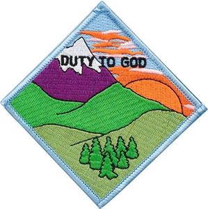 Picture of BSA Duty to God Patch Segment: Mountain