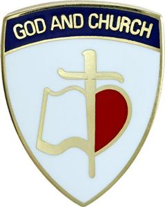 God and Church PCA 3/4" Pin