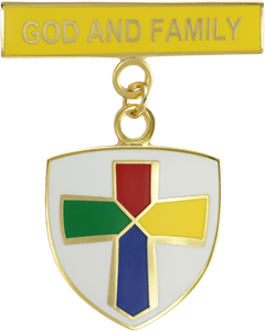 God and Family Medallion