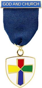 God and Church Medallion