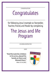 Jesus and Me Youth Certificate