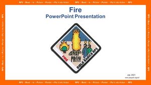 Picture of Fire PowerPoint Presentation