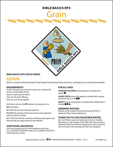 Picture of Grain Curriculum Pamphlet (PDF)